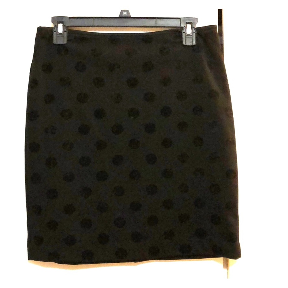 Black on black skirt